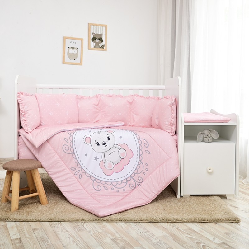 SET TREND RANFORCE LITTLE BEAR PINK