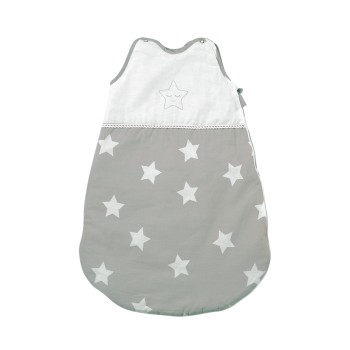 SLEEPING BAG SUMMER 0-6M STARS GRAY