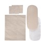 SET FOR BABY STROLLER WITH PROTECTOR BEIGE SKY