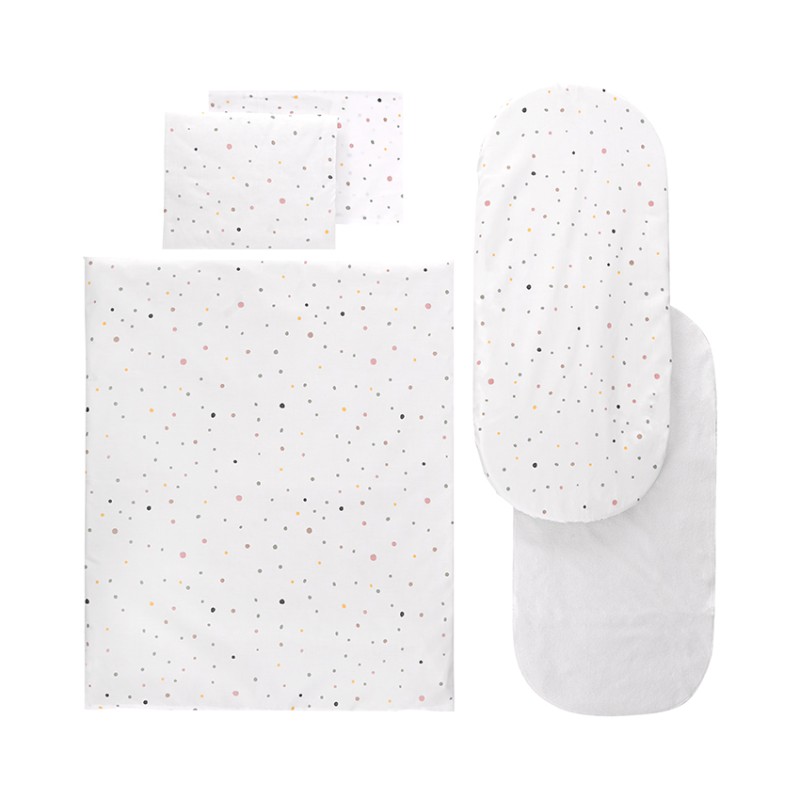 SET FOR BABY STROLLER WITH PROTECTOR HAPPY FRIENDS