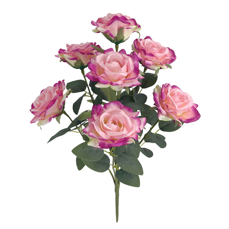 ΜΠΟΥΚΕΤΟ ΡΟΖ/ΦΟΥΞ ΤΡΙΑΝΤΑΦΥΛΛA 8 ΛΟΥΛΟΥΔΙΑ - Υ71cm 16/80ΚΙΒ