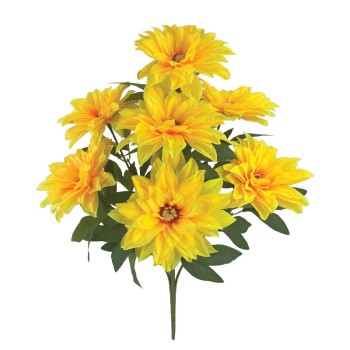 ΜΠΟΥΚΕΤΟ ΚΙΤΡΙΝΟ ΧΡΥΣΑΝΘΕΜA 8 ΛΟΥΛΟΥΔΙΑ - Υ71cm 16/80ΚΙΒ