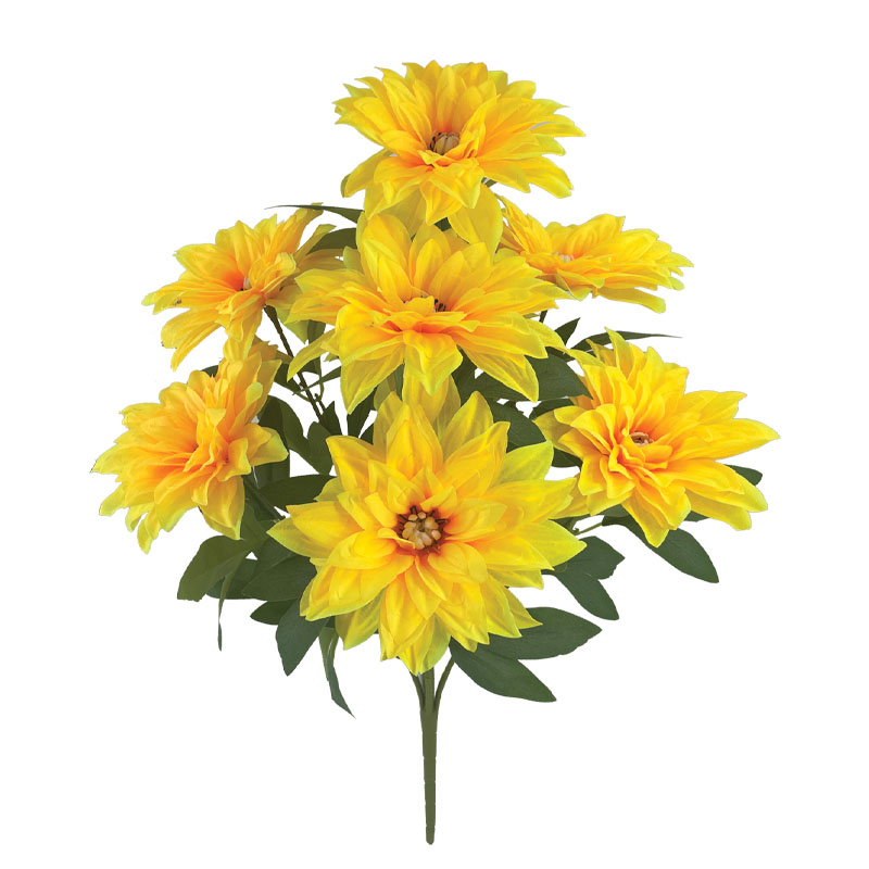 ΜΠΟΥΚΕΤΟ ΚΙΤΡΙΝΟ ΧΡΥΣΑΝΘΕΜA 8 ΛΟΥΛΟΥΔΙΑ - Υ71cm 16/80ΚΙΒ