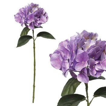 ΚΛΑΔΙ ΟΡΤΑΝΣΙΑ ΛΙΛΑ REAL TOUCH ΜΕ 12 ΣΤΕΛΕΧΗ - Υ65cm 12/120ΚΙΒ