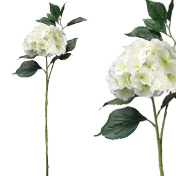 ΚΛΑΔΙ ΟΡΤΑΝΣΙΑ ΛΕΥΚΟ REAL TOUCH ΜΕ 2 ΣΤΕΛΕΧΗ - Υ110cm 12/72ΚΙΒ