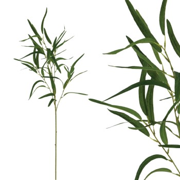 ΚΛΑΔΙ ΜΠΑΜΠΟΥ ΑΝΟΙΧΤΟ ΠΡΑΣΙΝΟ REAL TOUCH ΜΕ 6 ΣΤΕΛΕΧΗ - Υ94cm 24/432ΚΙΒ