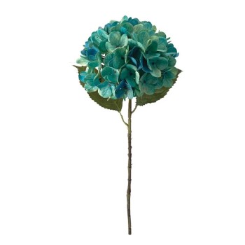 ΚΛΑΔΙ ΟΡΤΑΝΣΙΑΣ ΤΙΡΚΟΥΑΖ REAL TOUCH ΜΕ 2 ΦΥΛΛΑ - Φ22.5x55cm 24/240ΚΙΒ