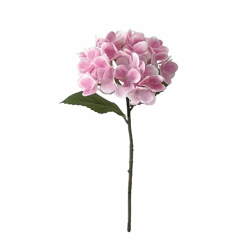 ΚΛΑΔΙ ΟΡΤΑΝΣΙΑΣ ΡΟΖ REAL TOUCH ΜΕ 2 ΦΥΛΛΑ - Φ18x46cm 24/240ΚΙΒ