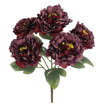 ΒΥΣΣΙΝΙ ΠΑΣΤΕΛ ΜΠΟΥΚΕΤΟ ΠΑΙΩΝΙΑ (5 ΑΝΘΗ) - Υ61cm 12/48ΚΙΒ