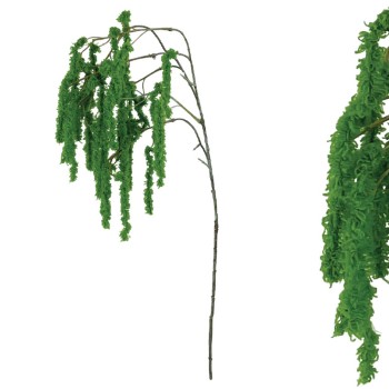 ΚΛΑΔΙ ΔΙΑΚΟΣΜΗΣΗΣ ΒΡΥΑ ΠΡΑΣΙΝΟ ΚΡΕΜΑΣΤΟ - Y82cm 12 /144ΚΙΒ