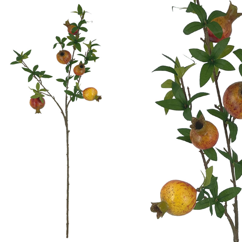 ΚΛΑΔΙ ΔΙΑΚΟΣΜΗΣΗΣ ΡΟΔΙΑΣ ΜΕ ΚΑΡΠΟΥΣ Χ5 - 23x13x88cm 16/192ΚΙΒ