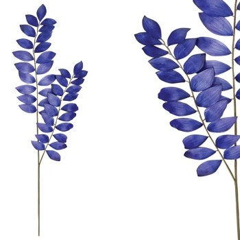 ΔΙΑΚΟΣΜΗΤΙΚΟ ΚΛΑΔΙ ΦΥΛΛΑΝΘΟΣ ΜΠΛΕ - 27x110cm 24/192ΚΙΒ