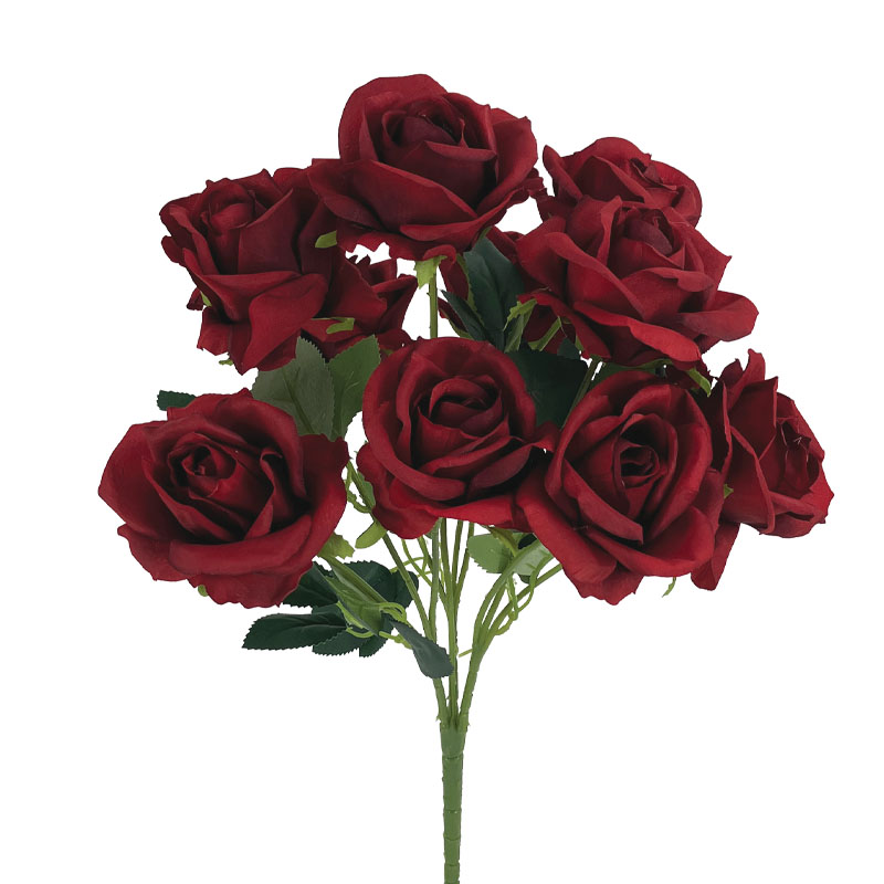 ΜΠΟΥΚΕΤΟ ΤΡΙΑΝΤΑΦΥΛΛΟ ΚΟΚΚΙΝΟ Χ10 - Φ30x43cm 12/120KIB