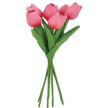 ΜΠΟΥΚΕΤΟ ΤΟΥΛΙΠΕΣ ΦΟΥΞ REAL TOUCH - Υ34cm 48/288KIB