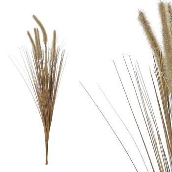 ΚΛΑΔΙ ΦΥΣΙΚΟ ΜΠΕΖ/ΚΑΦΕ ΓΚΡΑΣΣ ΜΕ ΑΝΘΗ ΚΑΛΑΜΙΑΣ - Y76cm 300/KIB