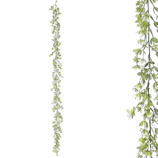 ΓΙΡΛΑΝΤΑ ΠΡΑΣΙΝΑΔΑΣ ME ΛΕΥΚΑ ΑΝΘΑΚΙΑ - Υ150cm 3/36ΚΙΒ ΓΙΡΛΑΝΤΑ ΠΡΑΣΙΝΑΔΑΣ ME ΛΕΥΚΑ ΑΝΘΑΚΙΑ - Υ150cm 3/36ΚΙΒ