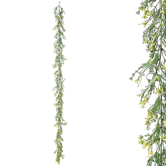 ΓΙΡΛΑΝΤΑ ΠΡΑΣΙΝΑΔΑΣ ME ΚΙΤΡΙΝΑ ΑΝΘΑΚΙΑ - Υ180cm 3/36ΚΙΒ ΓΙΡΛΑΝΤΑ ΠΡΑΣΙΝΑΔΑΣ ME ΚΙΤΡΙΝΑ ΑΝΘΑΚΙΑ - Υ180cm 3/36ΚΙΒ