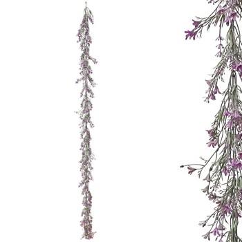 ΓΙΡΛΑΝΤΑ ΠΡΑΣΙΝΑΔΑΣ ME ΜΩΒ ΑΝΘΑΚΙΑ - Υ180cm 3/36ΚΙΒ