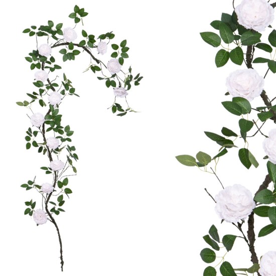 ΓΙΡΛΑΝΤΑ ΑΝΟΙΧΤΟ ΡΟΖ ΠΑΙΩΝΙΑ X12 ΑΝΘΗ - Υ240cm 100/ΚΙΒ ΓΙΡΛΑΝΤΑ ΑΝΟΙΧΤΟ ΡΟΖ ΠΑΙΩΝΙΑ X12 ΑΝΘΗ - Υ240cm 100/ΚΙΒ