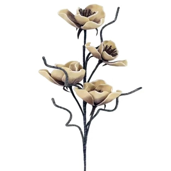 ΚΛΑΔΙ FOAM ΜΠΕΖ/ΚΑΦΕ ΜΑΝΩΛΙΑ Χ4 ΛΟΥΛΟΥΔΙΑ - Φ100x25cm 6/36KIB ΚΛΑΔΙ FOAM ΜΠΕΖ/ΚΑΦΕ ΜΑΝΩΛΙΑ Χ4 ΛΟΥΛΟΥΔΙΑ - Φ100x25cm 6/36KIB