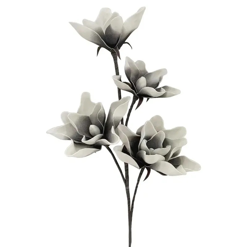 ΚΛΑΔΙ FOAM ΓΚΡΙ ΑΝΘΗ Χ4 - Φ100x30cm 4/32KIB