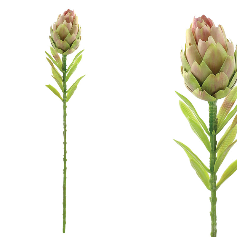 ΔΙΑΚΟΣΜΗΤΙΚΟ ΚΛΑΔΙ ΠΡΩΤΕΑ ΠΡΑΣΙΝΟ-ΡΟΖ - Φ7x56cm 24/288ΚΙΒ