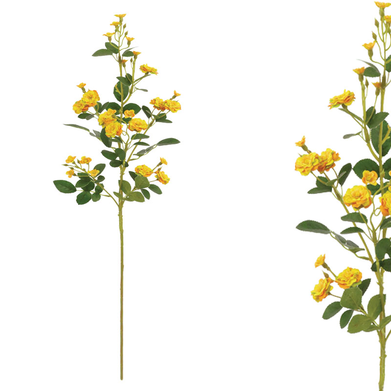 ΔΙΑΚΟΣΜΗΤΙΚΟ ΚΛΑΔΙ ΤΡΙΑΝΤΑΦΥΛΛΑΚΙ ΚΙΤΡΙΝΟ - 13x10x73cm 24/288ΚΙΒ