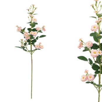 ΔΙΑΚΟΣΜΗΤΙΚΟ ΚΛΑΔΙ ΤΡΙΑΝΤΑΦΥΛΛΑΚΙ ΑΝΟΙΧΤΟ ΡΟΖ - 13x10x73cm 24/288ΚΙΒ