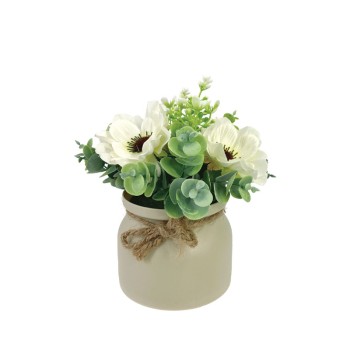 ΓΛΑΣΤΡΑΚΙ ME ΕΚΡΟΥ ΛΟΥΛΟΥΔΙA ΠΑΠΑΡΟΥΝΑΣ & ΕΥΚΑΛΥΠΤΟ - Υ19cm 6/12ΚΙΒ