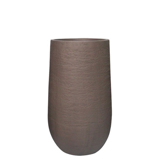 ΚΑΣΠΩ FIBER CLAY ΚΑΦΕ ΨΗΛΟ ΣΤΡΟΓΓΥΛΟ ΜΕΣΑΙΟ Φ44x75cm ΚΑΣΠΩ FIBER CLAY ΚΑΦΕ ΨΗΛΟ ΣΤΡΟΓΓΥΛΟ ΜΕΣΑΙΟ Φ44x75cm