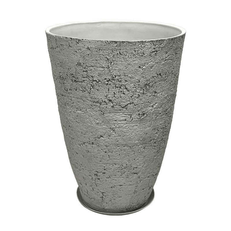 STONE POLYRESIN ΚΑΣΠΩ ΜΕ ΠΙΑΤΟ ΓΚΡΙ ΦΘΑΡΜΕΝΟΣ ΒΡΑΧΟΣ ΜΕΓΑΛΟ - Φ51x71cm