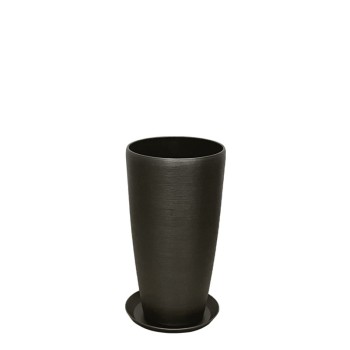 STONE POLYRESIN ΚΑΣΠΩ ΜΕ ΠΙΑΤΟ ΓΚΡΙ ΟΨΙΔΙΑΝΟY ΜΙΚΡΟ - Φ23x42cm