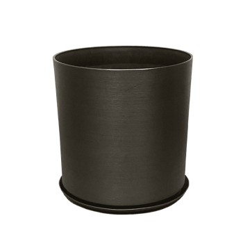 STONE POLYRESIN ΚΑΣΠΩ ΜΕ ΠΙΑΤΟ ΓΚΡΙ ΟΨΙΔΙΑΝΟY ΜΕΓΑΛΟ - Φ43x43.5cm