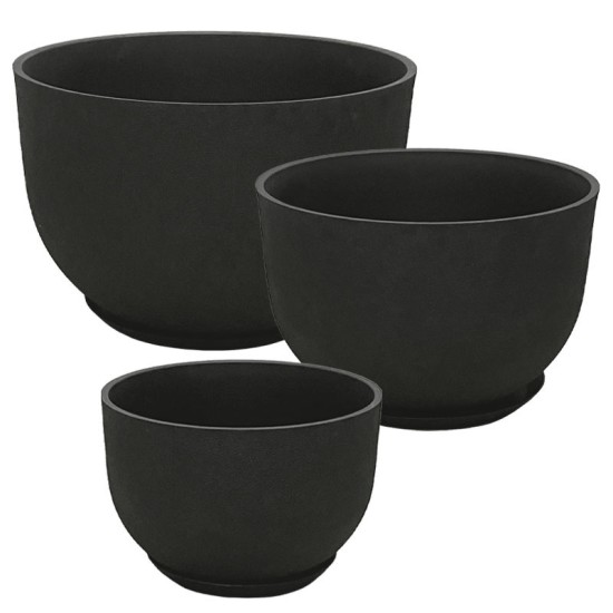 STONE POLYRESIN ΚΑΣΠΩ ΜΕ ΠΙΑΤΟ ΣΕΤ/6 ΜΑΥΡΟ ΑΝΘΡΑΚΙ ΓΑΒΑΘΑ - L:Φ55x36.5, M:Φ45x30, S:Φ33x22cm STONE POLYRESIN ΚΑΣΠΩ ΜΕ ΠΙΑΤΟ ΣΕΤ/6 ΜΑΥΡΟ ΑΝΘΡΑΚΙ ΓΑΒΑΘΑ - L:Φ55x36.5, M:Φ45x30, S:Φ33x22cm