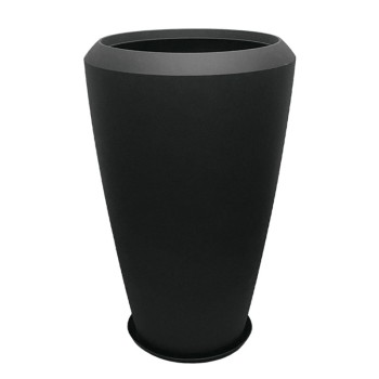 POLYRESIN ΚΑΣΠΩ ΜΕ ΠΙΑΤΟ ΜΑΥΡΟ ΑΝΘΡΑΚΙ ΜΑΚΡΥ ΠΟΜΠΕ ΜΕΓΑΛΟ - Φ55x86.3cm