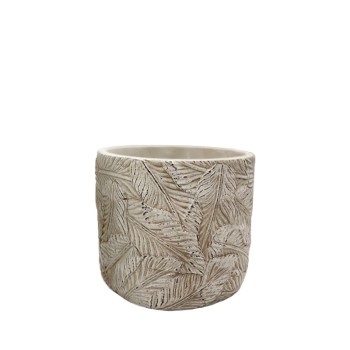 ΚΑΣΠΩ ΜΠΕΖ ΣΤΡΟΓΓΥΛΟ ΑΝΑΓΛΥΦΟ ΜΟΤΙΒΟ ΦΥΛΛΑ ΜΙΚΡΟ - Φ13x12.5cm 1/18ΚΙΒ