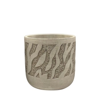 ΚΑΣΠΩ ΜΠΕΖ ΣΤΡΟΓΓΥΛΟ ΤΙΓΡΕ ΜΟΤΙΒΟ ΜΕΣΑΙΟ - Φ15x14.5cm 1/12ΚΙΒ