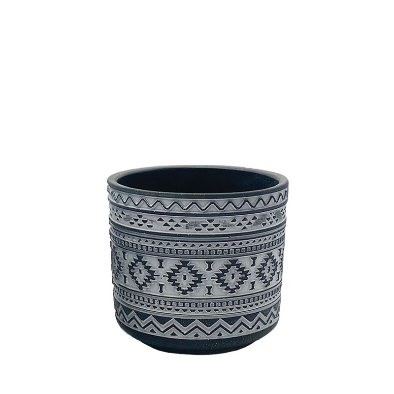 ΚΑΣΠΩ ΣΚΟΥΡΟ ΜΠΛΕ/ΛΕΥΚΟ ΣΤΡΟΓΓΥΛΟ MOTIBO ΜΠΟΧΟ ΜΙΚΡΟ - Φ13x12cm 1/18ΚΙΒ