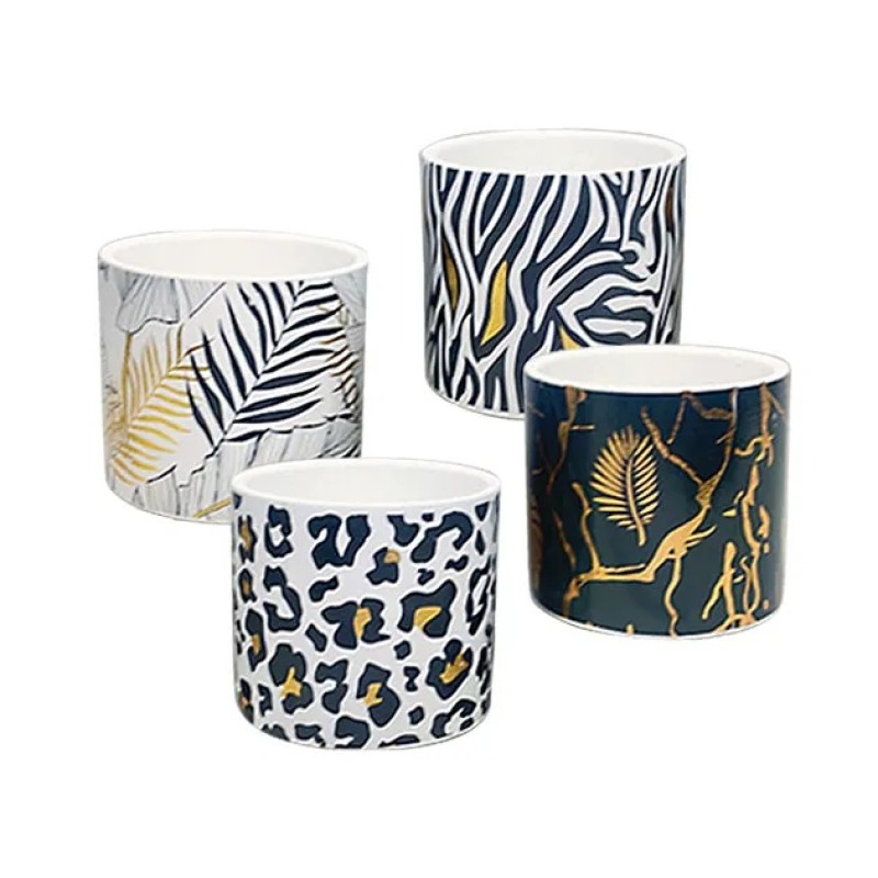 ΚΑΣΠΩ ΜΙΚΡΟ (4 ΣΧΕΔΙΑ ASS) ΨΗΦ. ΕΚΤΥΠΩΣΗ ΖΟΥΓΚΛΑ ΜΑΥΡΟ/ΧΡΥΣΟ - Φ11.5x10.5cm 4/48ΚΙΒ