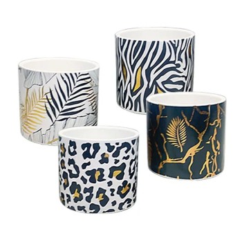 ΚΑΣΠΩ ΜΕΓΑΛΟ (4 ΣΧΕΔΙΑ ASS) ΨΗΦ. ΕΚΤΥΠΩΣΗ ΖΟΥΓΚΛΑ ΜΑΥΡΟ/ΧΡΥΣΟ - Φ12.5x12cm 4/32ΚΙΒ