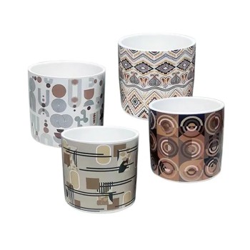 ΚΑΣΠΩ ΜΙΚΡΟ (4 ΣΧΕΔΙΑ ASS) ΨΗΦ. ΕΚΤΥΠΩΣΗ ΚΑΦΕ ΓΕΩΜΕΤΡΙΚΑ ΣΧΕΔΙΑ - Φ11.5x10.5cm 4/48ΚΙΒ