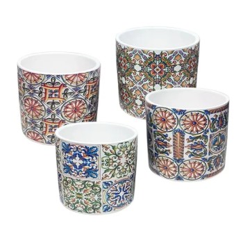 ΚΑΣΠΩ ΜΕΓΑΛΟ (4 ΣΧΕΔΙΑ ASS) ΨΗΦ. ΕΚΤΥΠΩΣΗ ΧΡΩΜΑΤΙΣΤΑ ΦΛΟΡΑΛ ΠΛΑΚΑΚΙΑ - Φ12.5x12cm 4/32ΚΙΒ