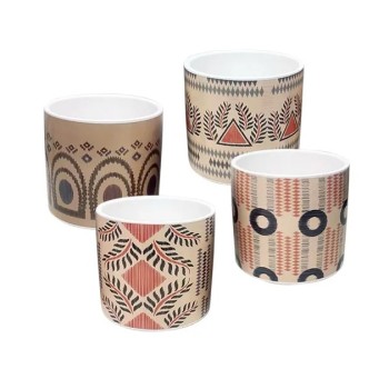 ΚΑΣΠΩ ΜΙΚΡΟ (4 ΣΧΕΔΙΑ ASS) ΨΗΦ. ΕΚΤΥΠΩΣΗ ΚΑΦΕ/ΕΚΡΟΥ INTI ΜΟΤΙΒΑ - Φ11.5x10.5cm 4/48ΚΙΒ