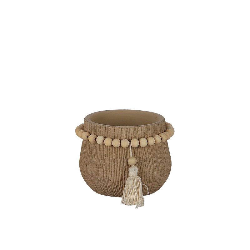 ΚΑΣΠΩ ΤΣΙΜΕΝΤΕΝΙΟ ΚΑΦΕ ΣΤΡΟΓΓΥΛΟ ΧΑΝΤΡΑ ΚΟΜΠΟΛΟΪ Φ3.5x10cm - 1/18ΚΙΒ