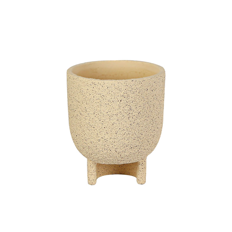 ΚΑΣΠΩ ΤΣΙΜΕΝΤΕΝΙΟ ΜΠΕΖ ΣΤΡΟΓΓΥΛΟ ΖΑΓΡΕ ΜΕ ΒΑΣΗ Φ17x20cm - 6/ΚΙΒ