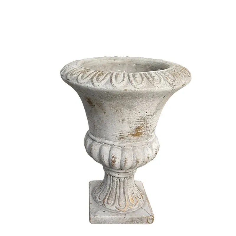 ΚΑΣΠΩ ΑΜΦΟΡΕΑΣ ΛΕΥΚΟ/ΧΡΥΣΟ ΠΑΛΑΙΩΜΕΝΟ ΣΧΕΔΙΟ ΡΩΜΑΪΚΟ ΜΙΚΡΟ - Φ19x25cm 1/4KIB