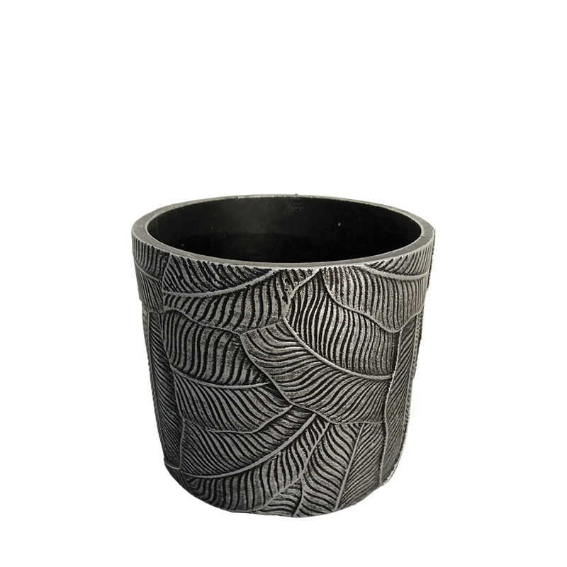 ΚΑΣΠΩ ΣΤΡΟΓΓΥΛΟ ΑΣΗΜΙ ΠΑΛΑΙΩΜΕΝΟ ΣΧΕΔΙΟ ΦΥΛΛΑ ΑΝΑΓΛΥΦΟ ΜΕΣΑΙΟ - Φ17x14cm 8/26KIB