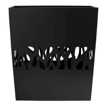 ΖΑΡΝΤΙΝΙΕΡΑ ΜΕΤΑΛΛΙΚΗ ΜΑΥΡΟ ME ΔΙΑΤΡΗΤΟ ΜΟΤΙΒΟ ΚΛΑΔΙΑ - 100x30x120cm 1/KIB