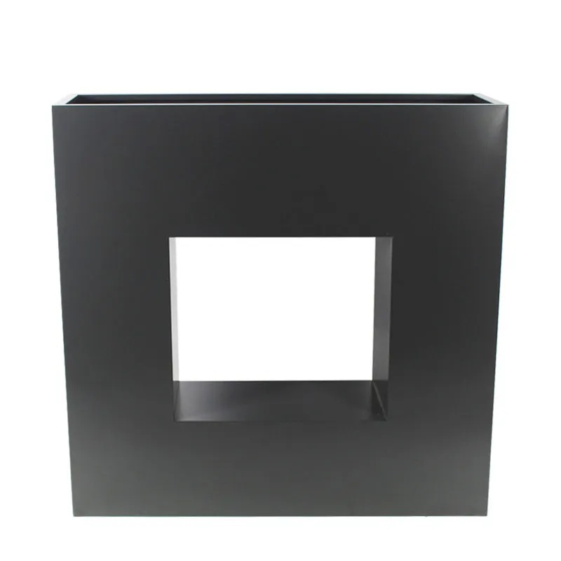 ΖΑΡΝΤΙΝΙΕΡΑ ΜΕΤΑΛΛΙΚΗ ΑNΘΡΑΚΙ ΤΕΤΡΑΓΩΝΟ ΜΕ ΤΡΥΠΑ - 100x26x100cm 1/KIB