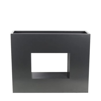 ΖΑΡΝΤΙΝΙΕΡΑ ΜΕΤΑΛΛΙΚΗ ΑΘΡΑΚΙ ΟΡΘΟΓΩΝΙΟ ME ΤΡΥΠΑ - 100x26x80cm 1/KIB